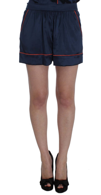 Elegante zijden stretch mini shorts