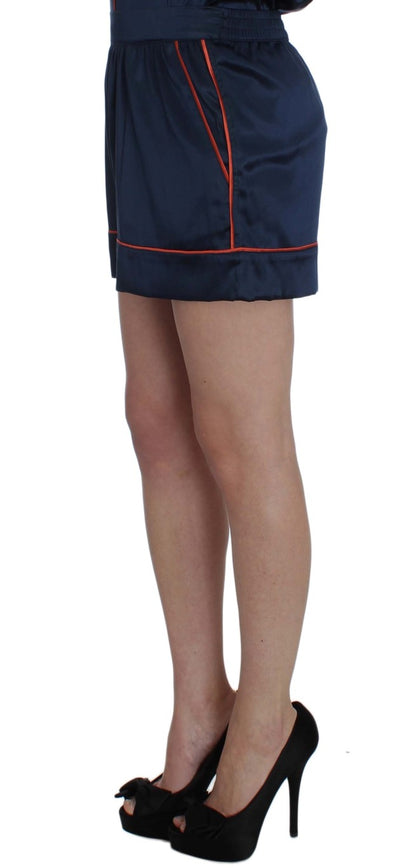 Elegante zijden stretch mini shorts