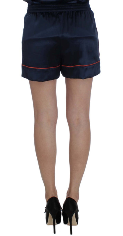 Elegante zijden stretch mini shorts