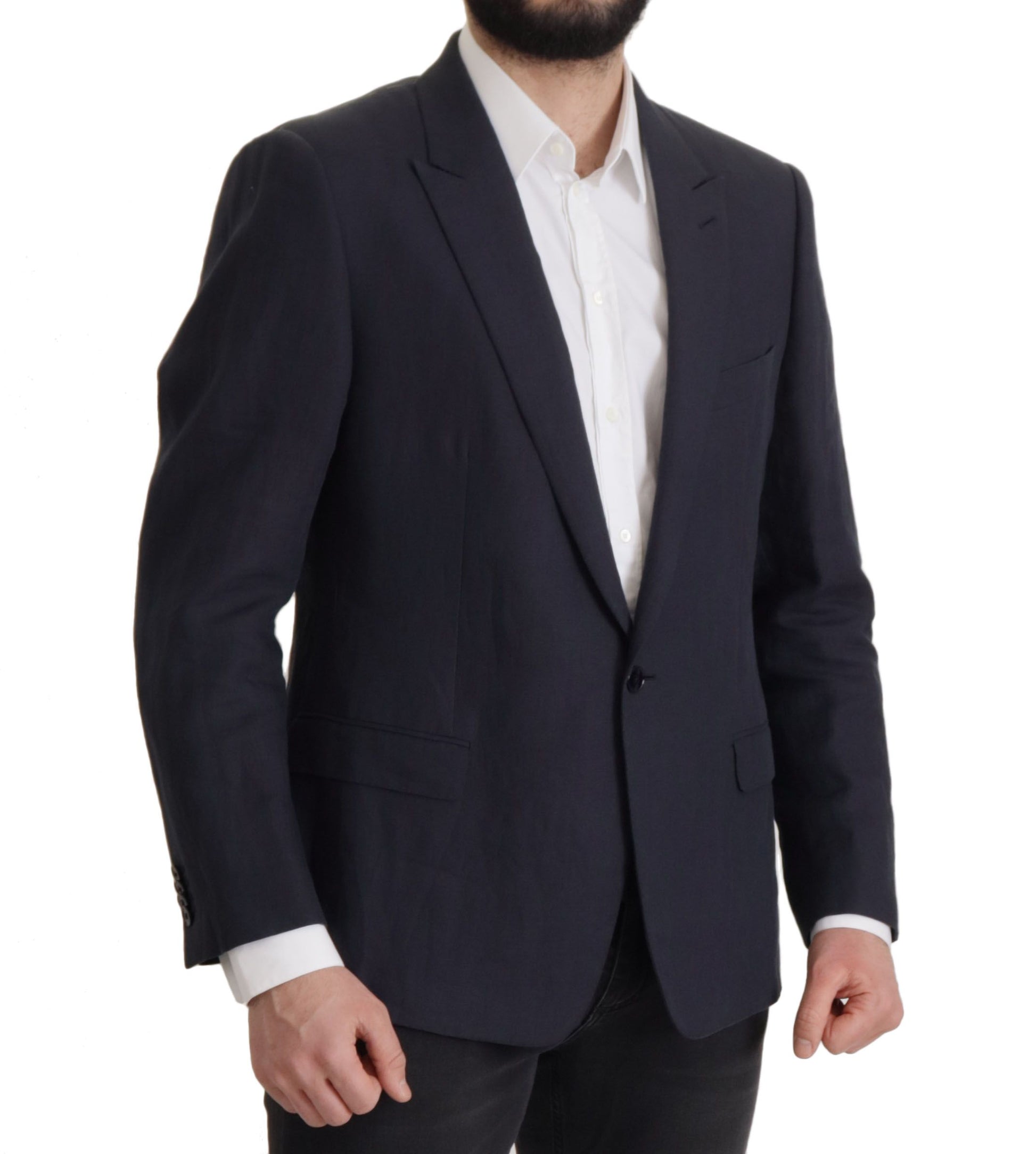 Elegante linnen enkelrijs blazer