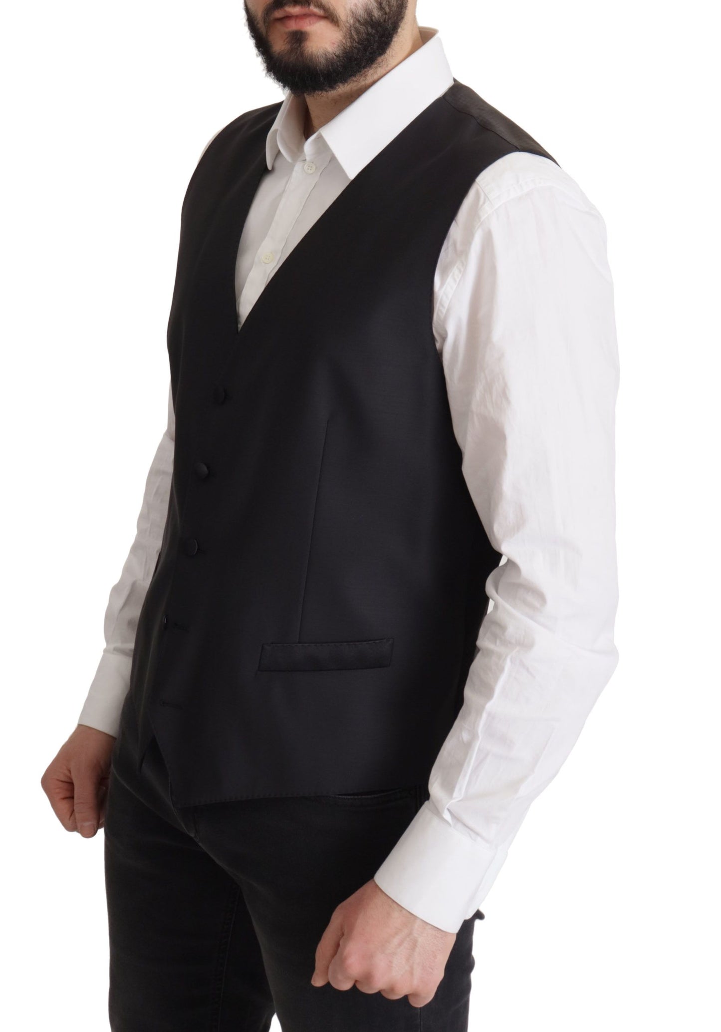 Elegante donkerblauwe Martini-tweedelige blazer