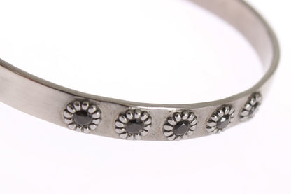 Chique Nialaya Zilveren CZ Bangle voor Haar