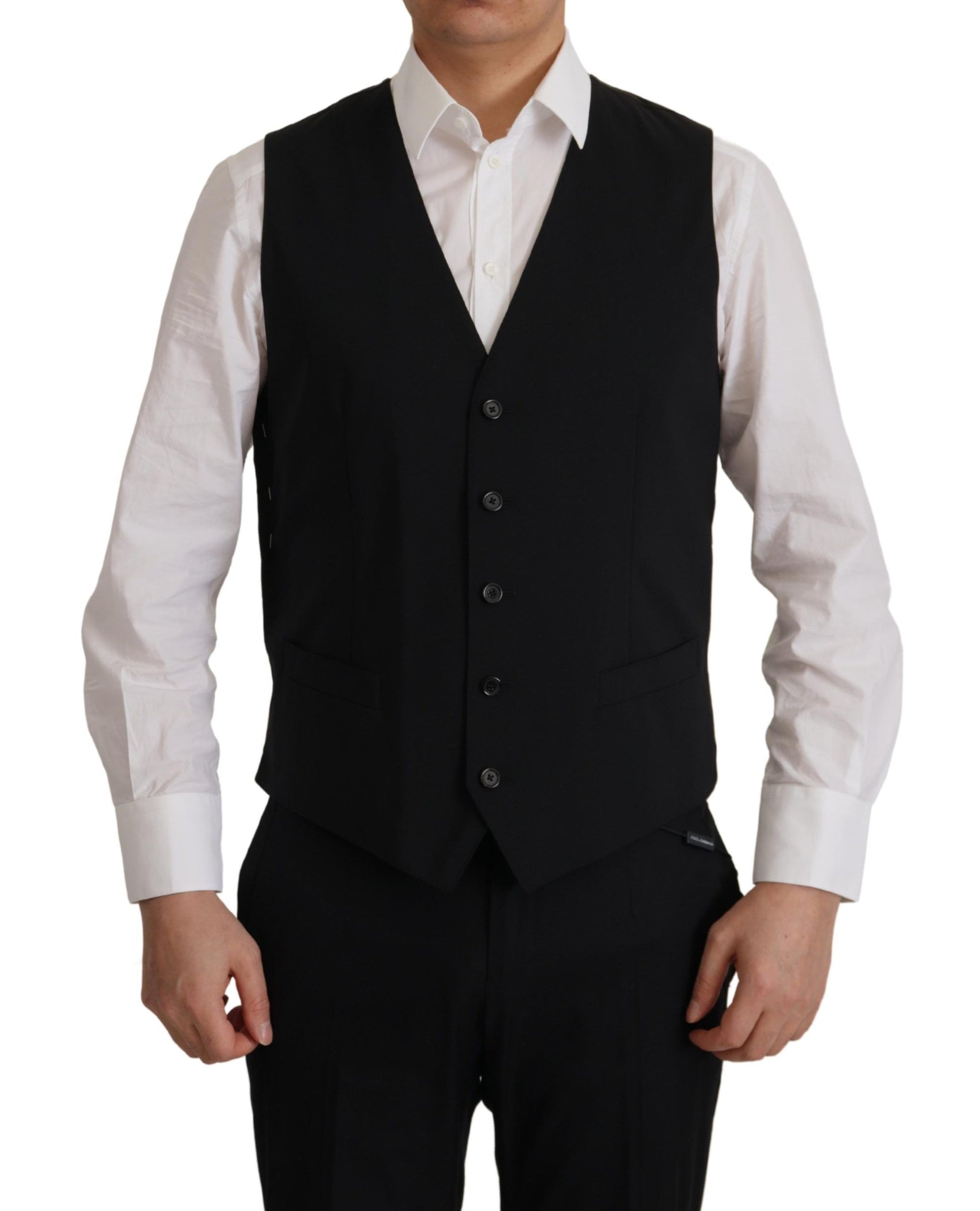 Elegante zwarte Martini blazer en vest ensemble