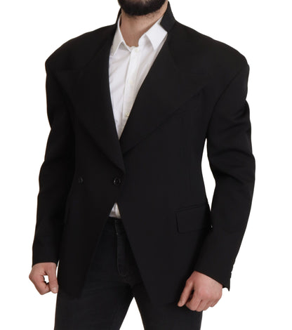 Elegante enkelrijs wollen blazer