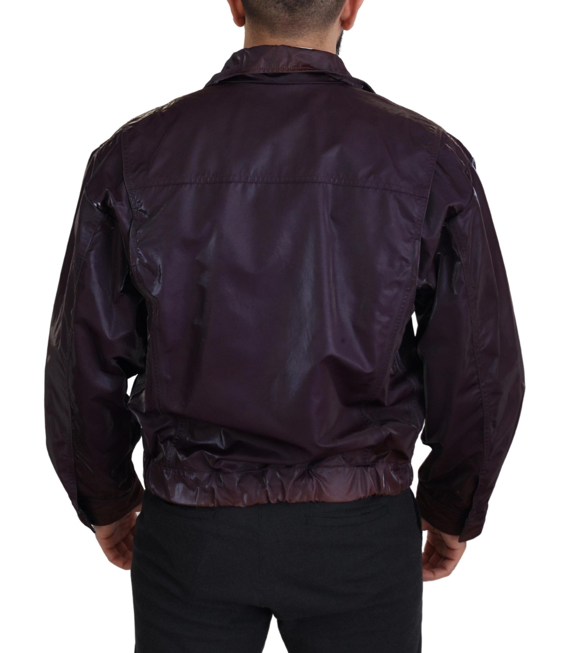 Elegante paarse bikerjack