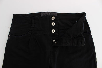 Sleek Slim Fit Black Denim Jeans