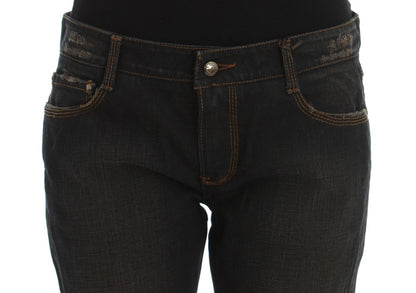 Chic Boyfriend Katoenen Jeans - Blauw