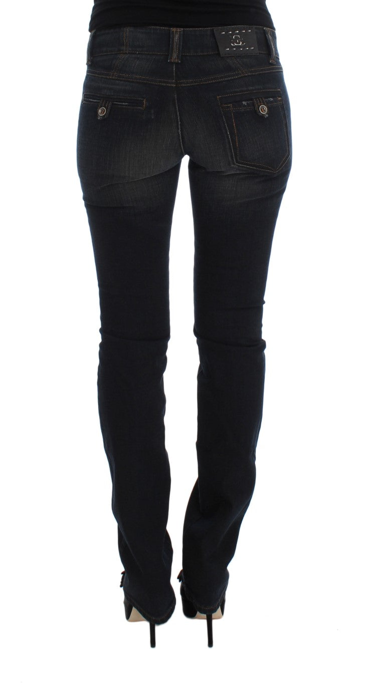 Chique Slim Fit Italiaanse Katoenen Jeans