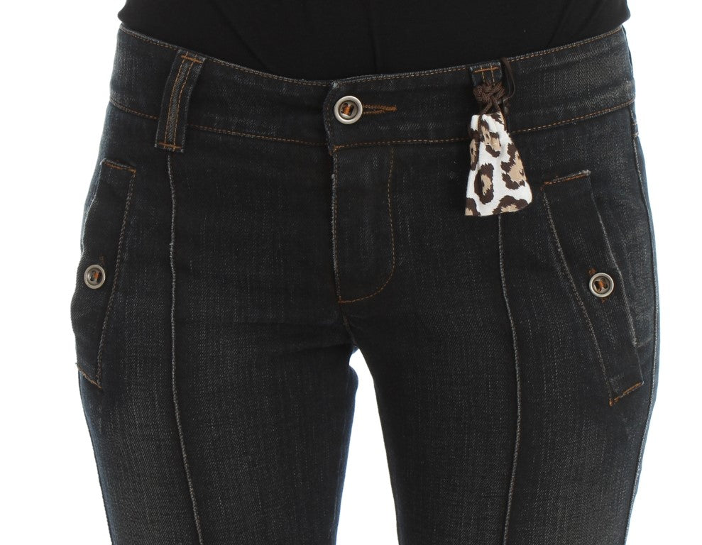 Chique Slim Fit Italiaanse Katoenen Jeans