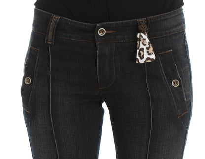 Chique Slim Fit Italiaanse Katoenen Jeans