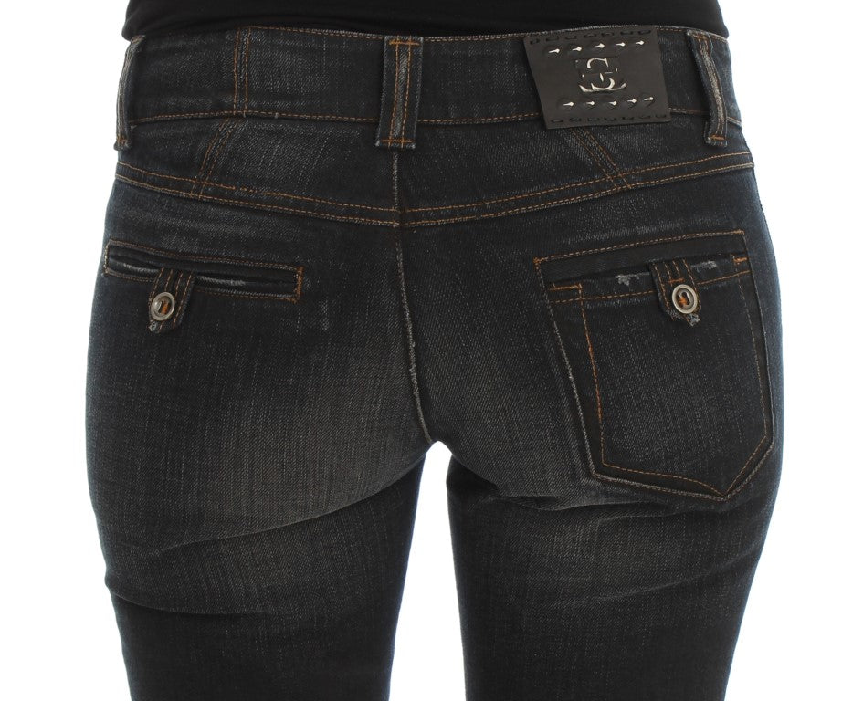 Chique Slim Fit Italiaanse Katoenen Jeans