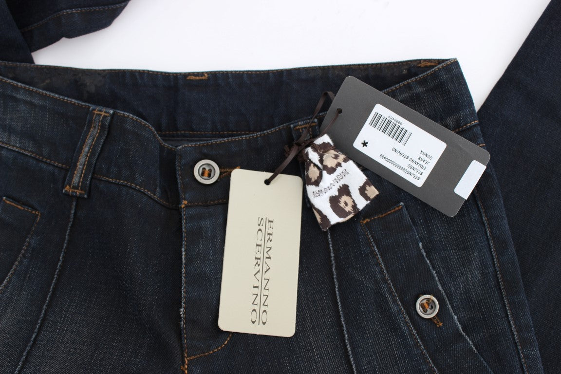 Chique Slim Fit Italiaanse Katoenen Jeans