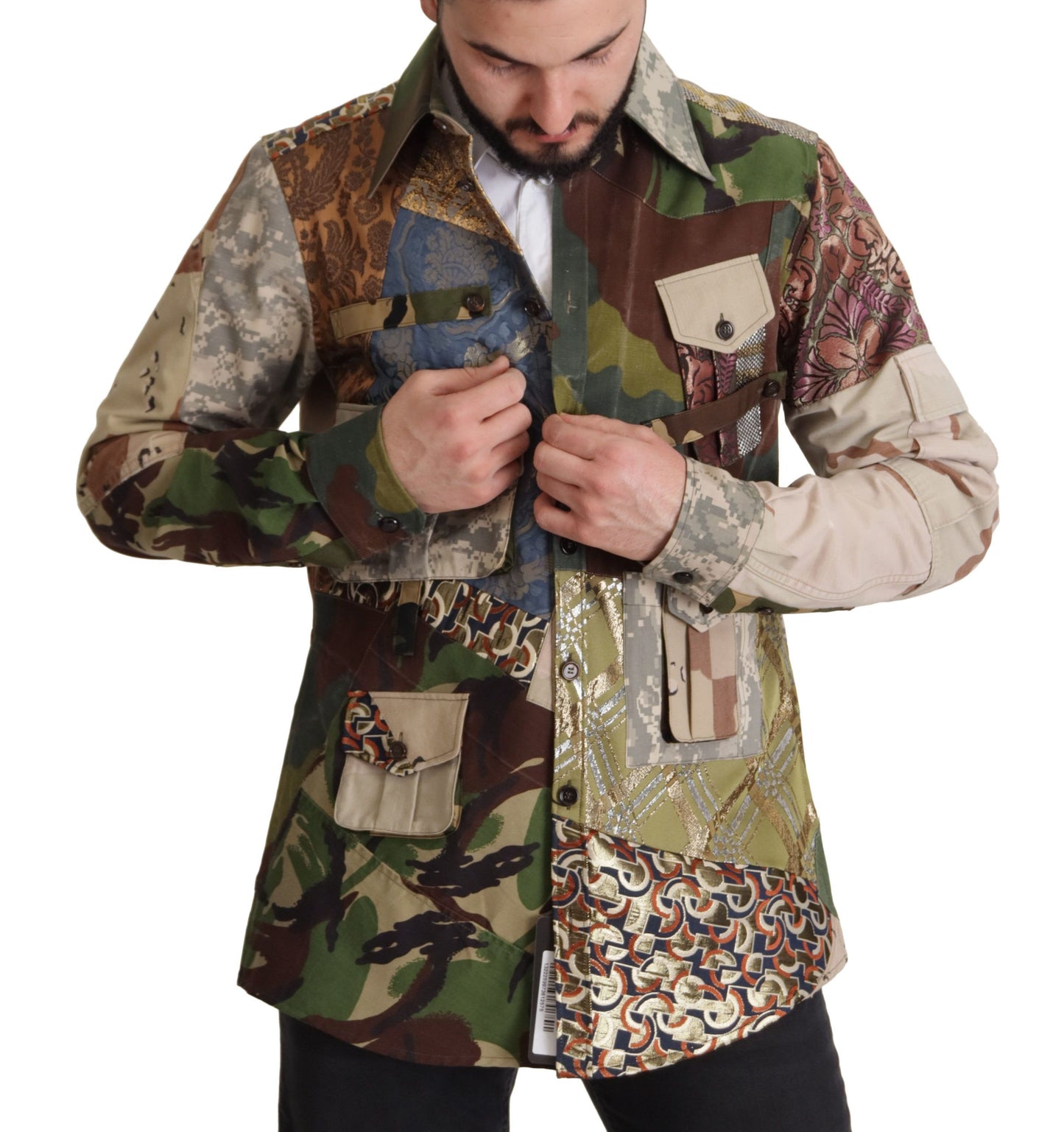 Patchwork Camouflage Casual Shirt