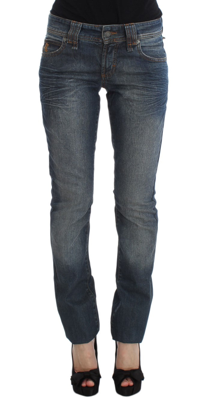 Chique Slim Fit Blauwe Jeans