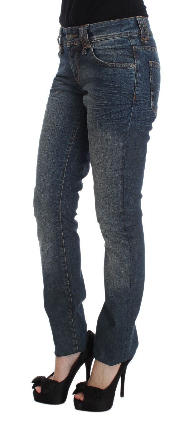 Chique Slim Fit Blauwe Jeans