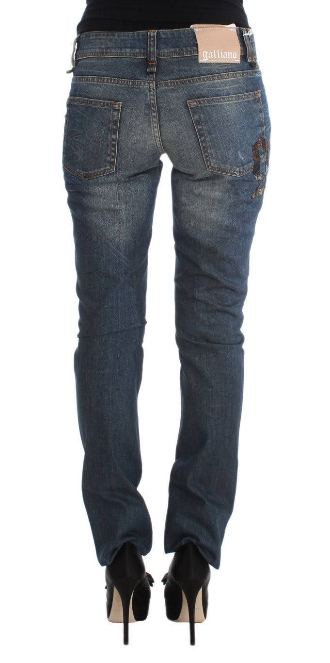 Chique Slim Fit Blauwe Jeans