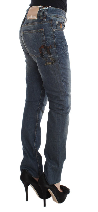 Chique Slim Fit Blauwe Jeans