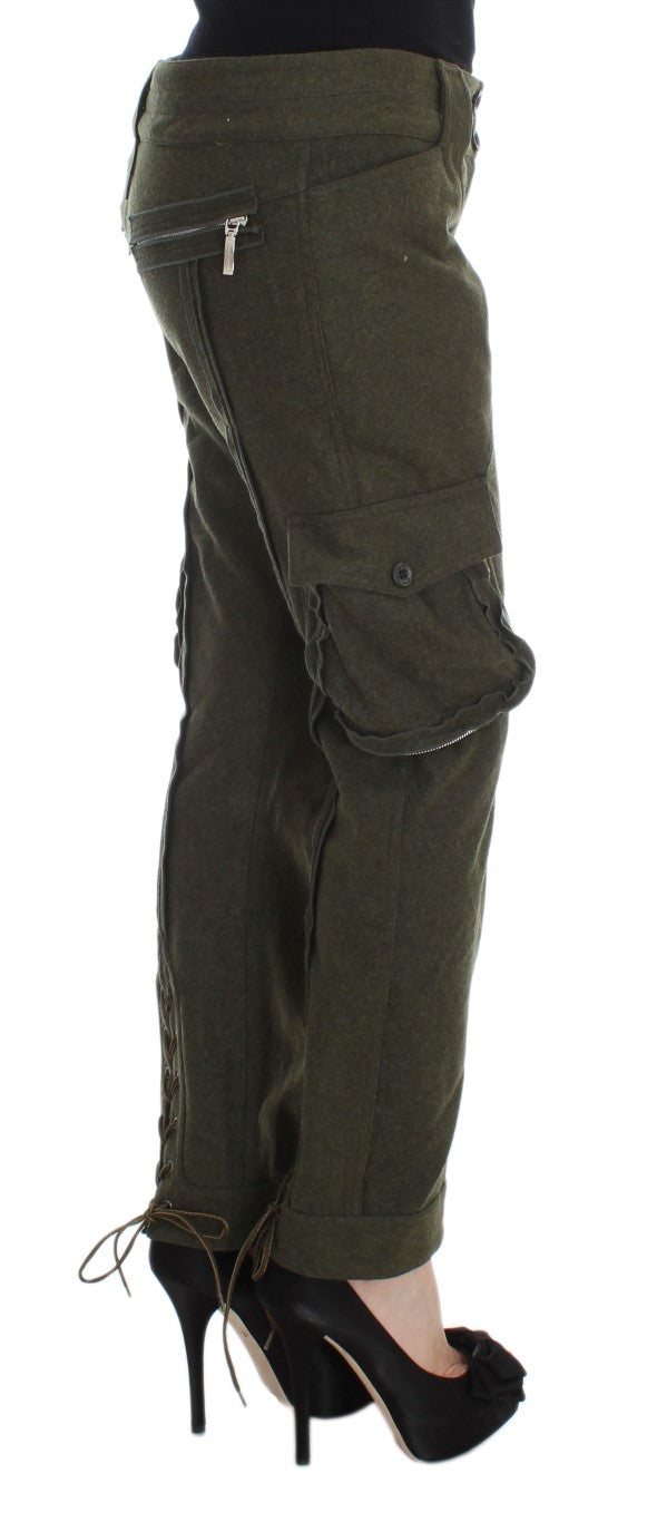 Chic Green Cargo Pants for Effortless Style