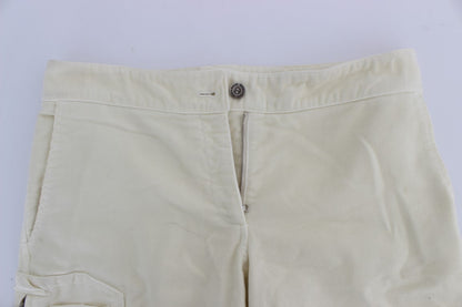 Beige Capri Cropped Chic Broek