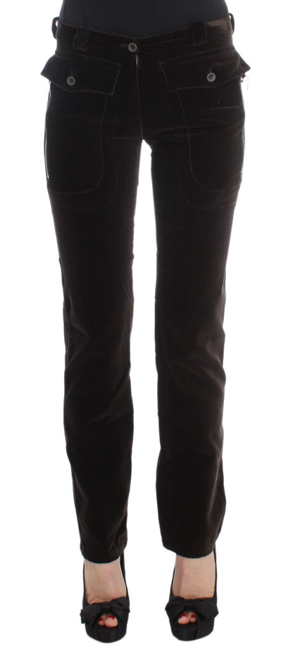 Slim Fit Italiaanse Katoenen Broek