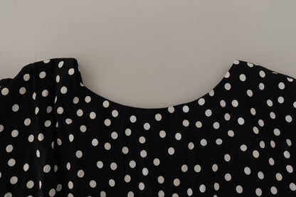 Polka Dot Schede Midi Elegantie