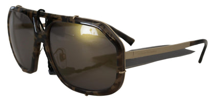 Chique Aviator Mirrored Brown Zonnebril