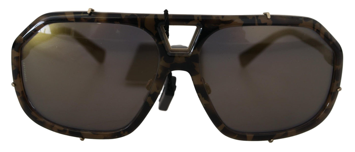 Chique Aviator Mirrored Brown Zonnebril