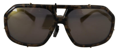 Chique Aviator Mirrored Brown Zonnebril