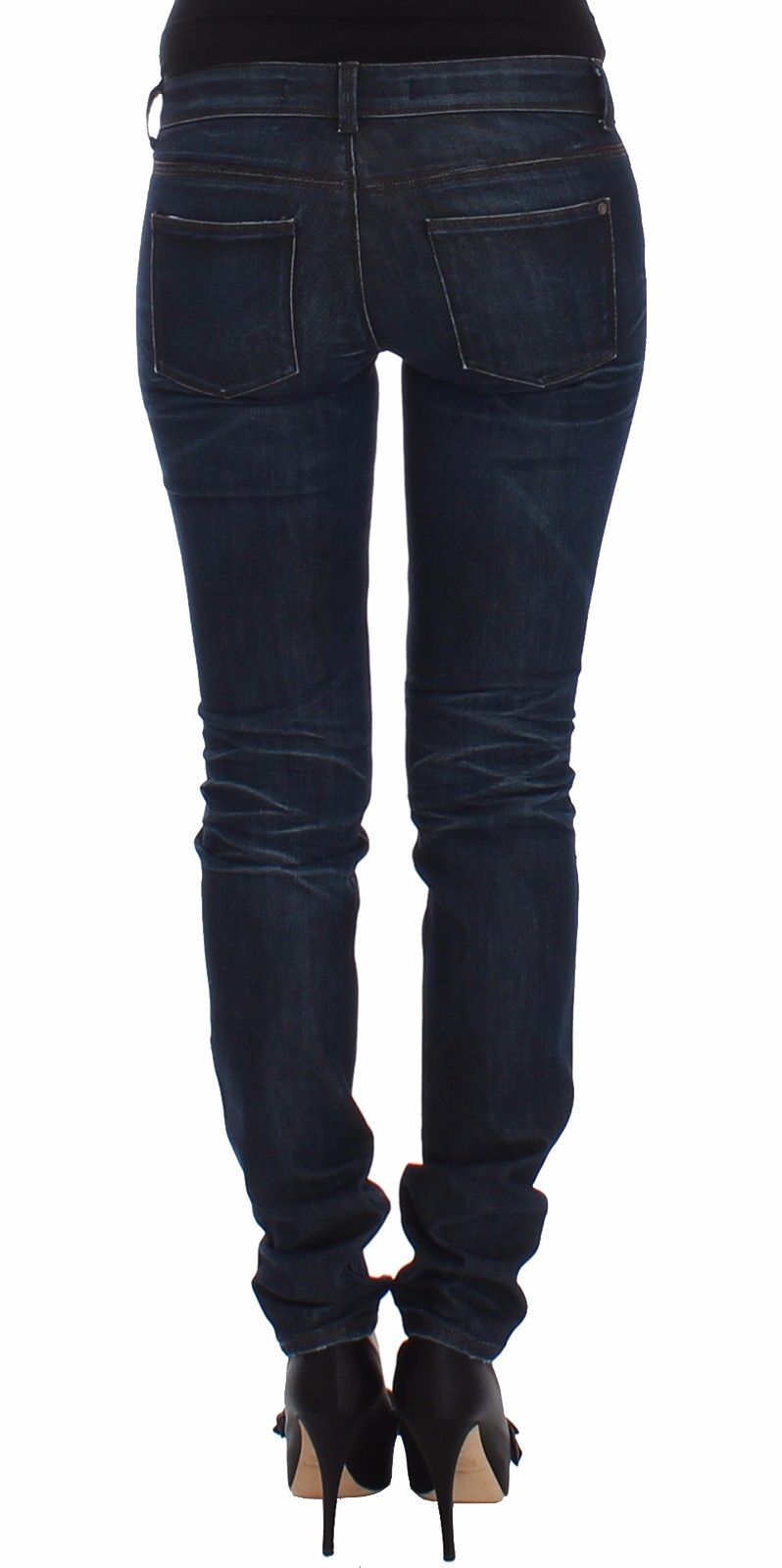 Ermanno Scervino chique donkerblauwe skinny jeans