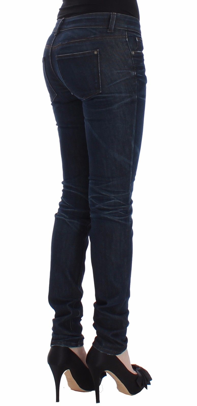 Ermanno Scervino chique donkerblauwe skinny jeans