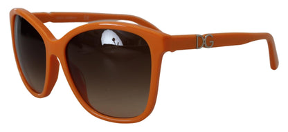 Chic Orange Round Sunglasses for Women