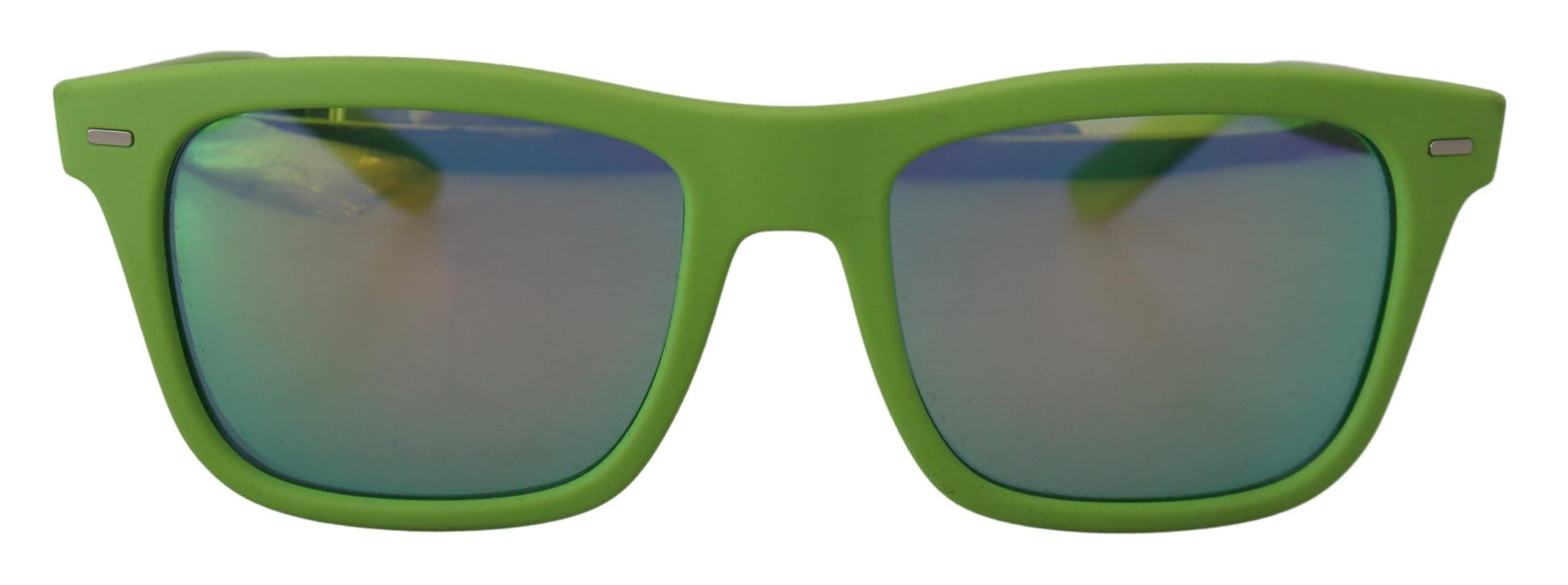 Acid Green Chic Full Rim Sunglasses