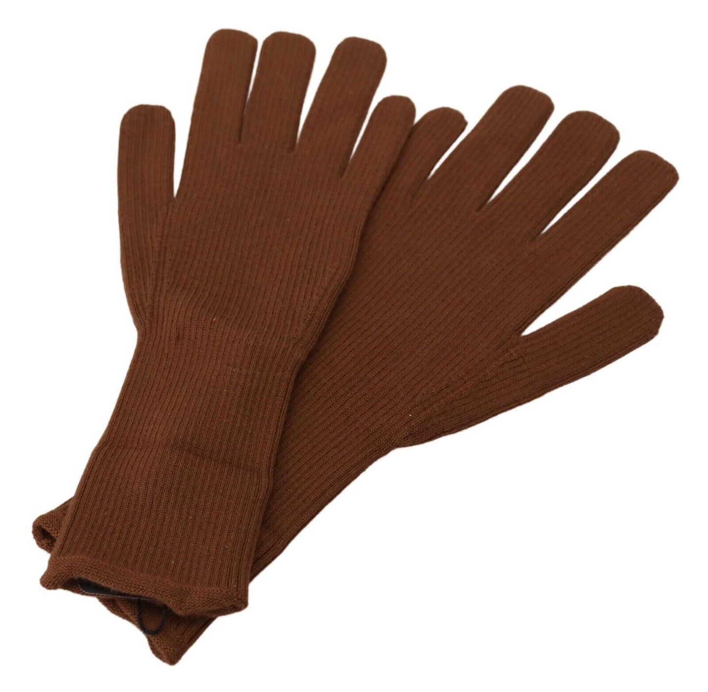 Elegante bruine kasjmier winterhandschoenen