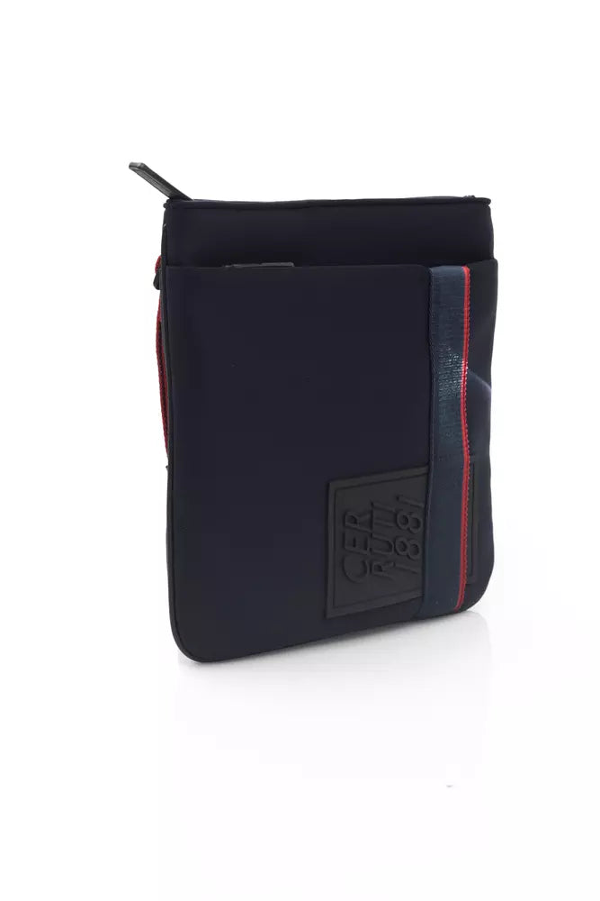 Blauwe Polyester Heren Messenger Bag