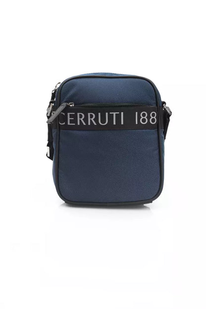 Blauwe Nylon Heren Messenger Bag