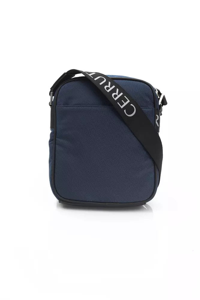 Blauwe Nylon Heren Messenger Bag