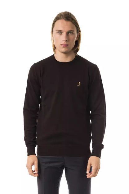 Brown Merino Men Sweater