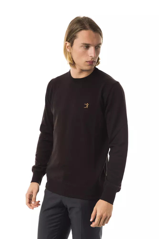 Brown Merino Men Sweater