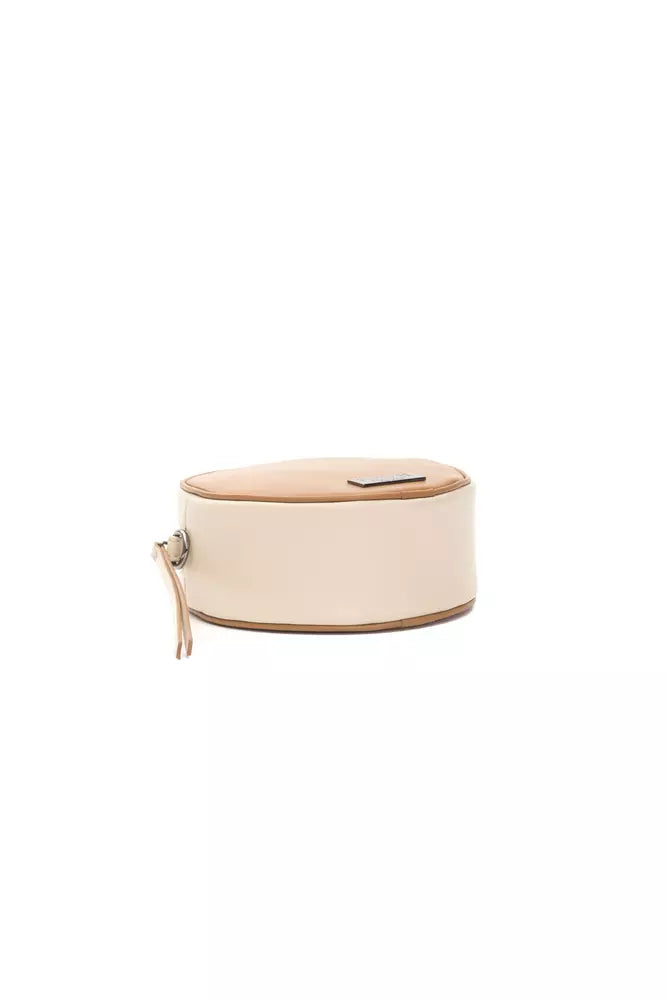 Bruine leren dames crossbody