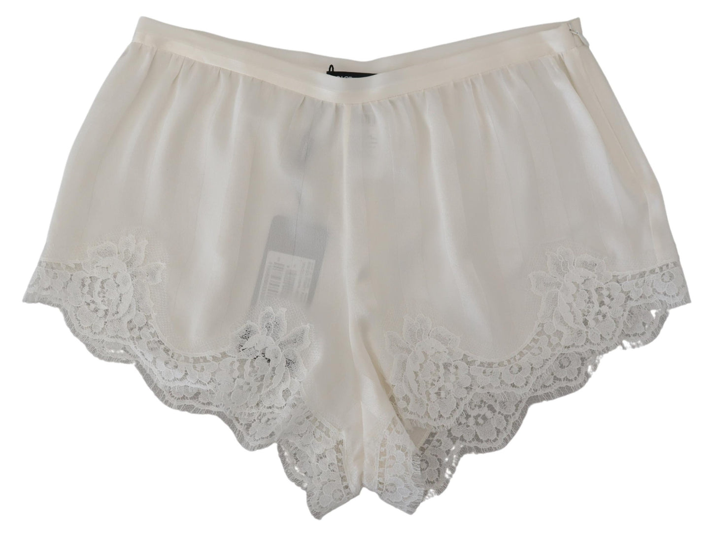 Elegante witte kanten lingerie shorts