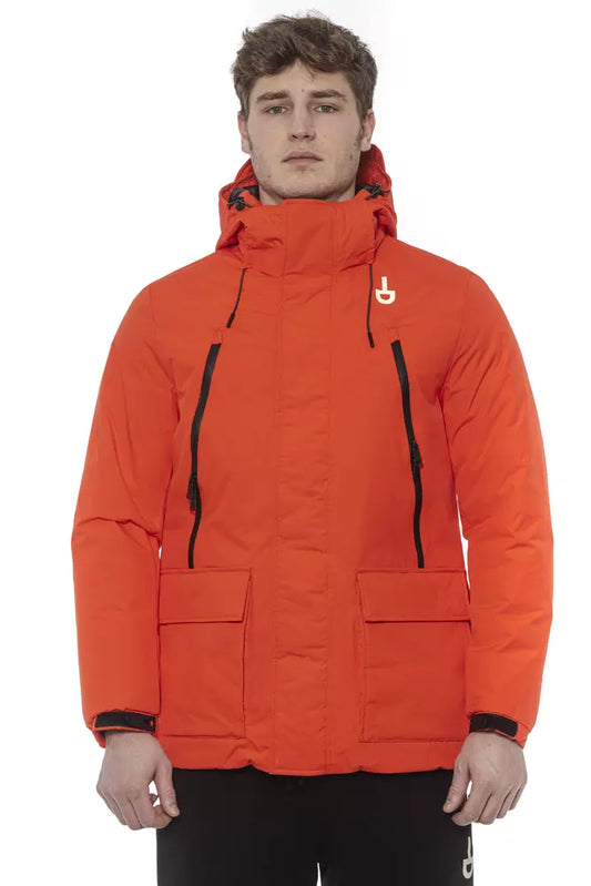 Rood Polyester Herenjack