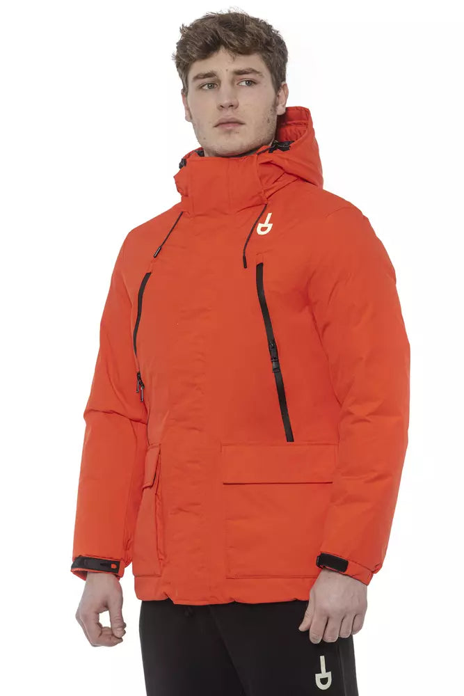 Rood Polyester Herenjack