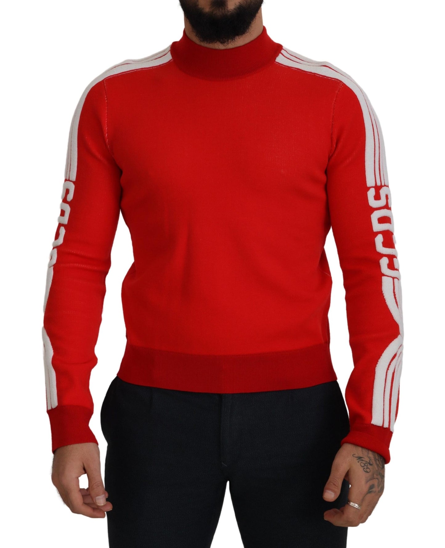 Elegante rode pullover voor heren