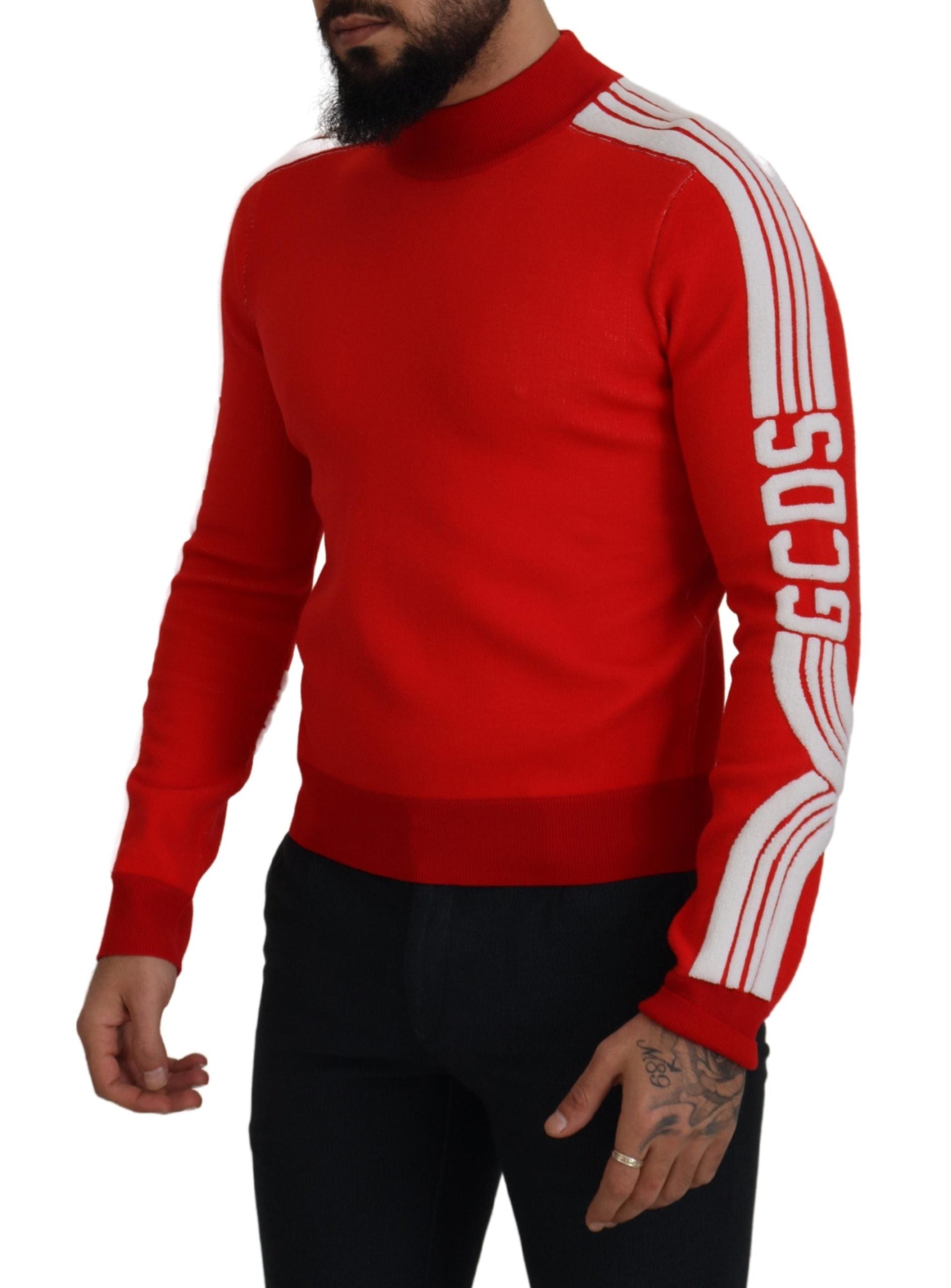 Elegante rode pullover voor heren