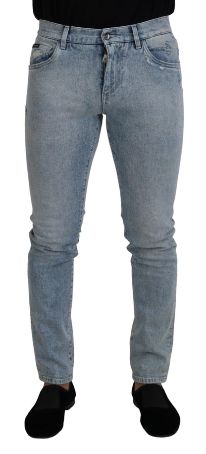 Classic Light Blue Denim Pants