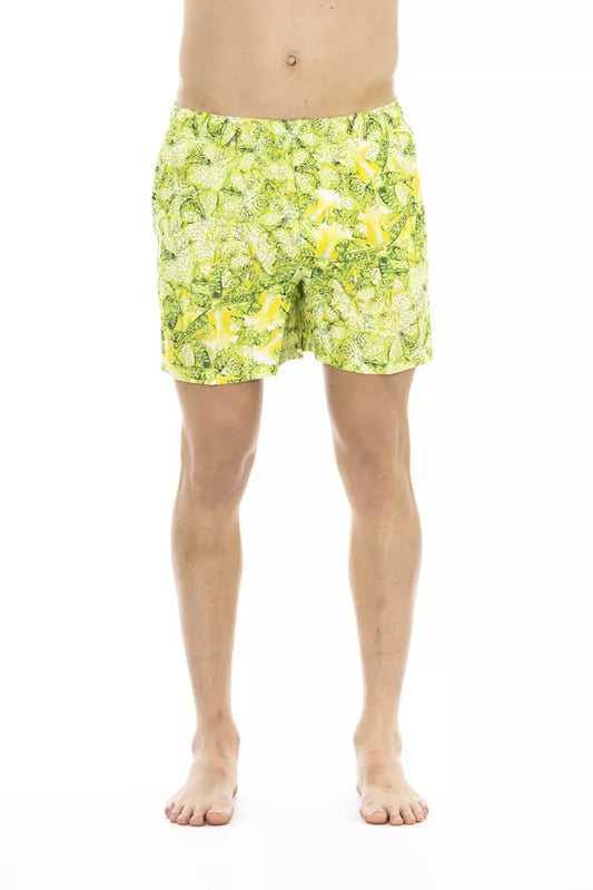 Groene polyester zwemshorts voor heren