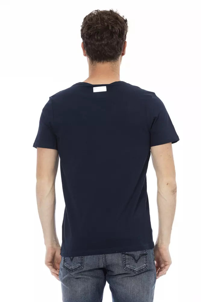 Leger katoenen heren T-shirt