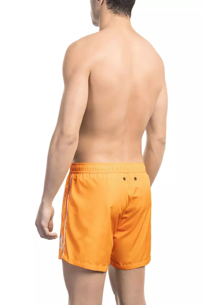 Oranje Polyester Heren Zwemshort