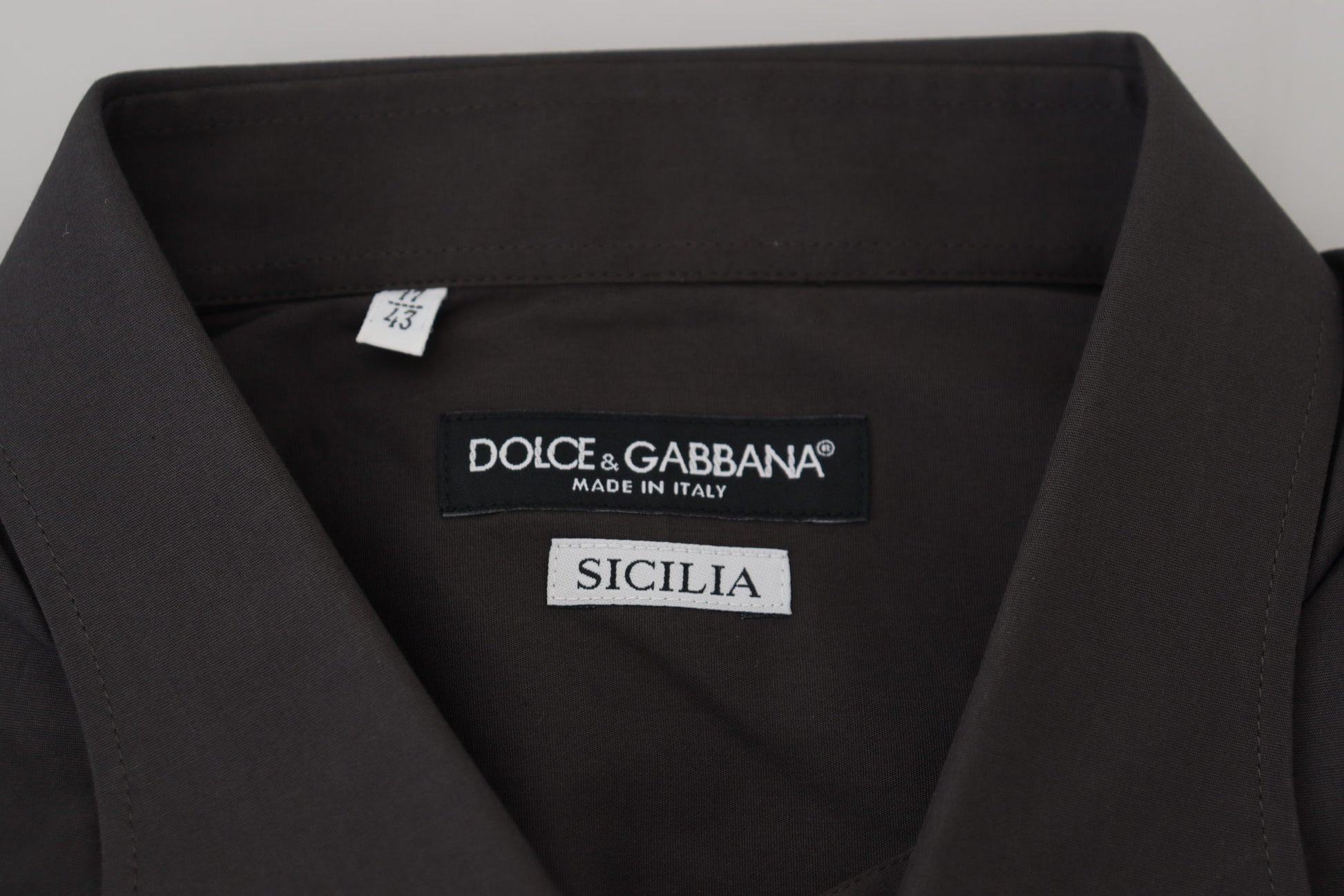 Elegante grijze Sicilia Slim Fit overhemd