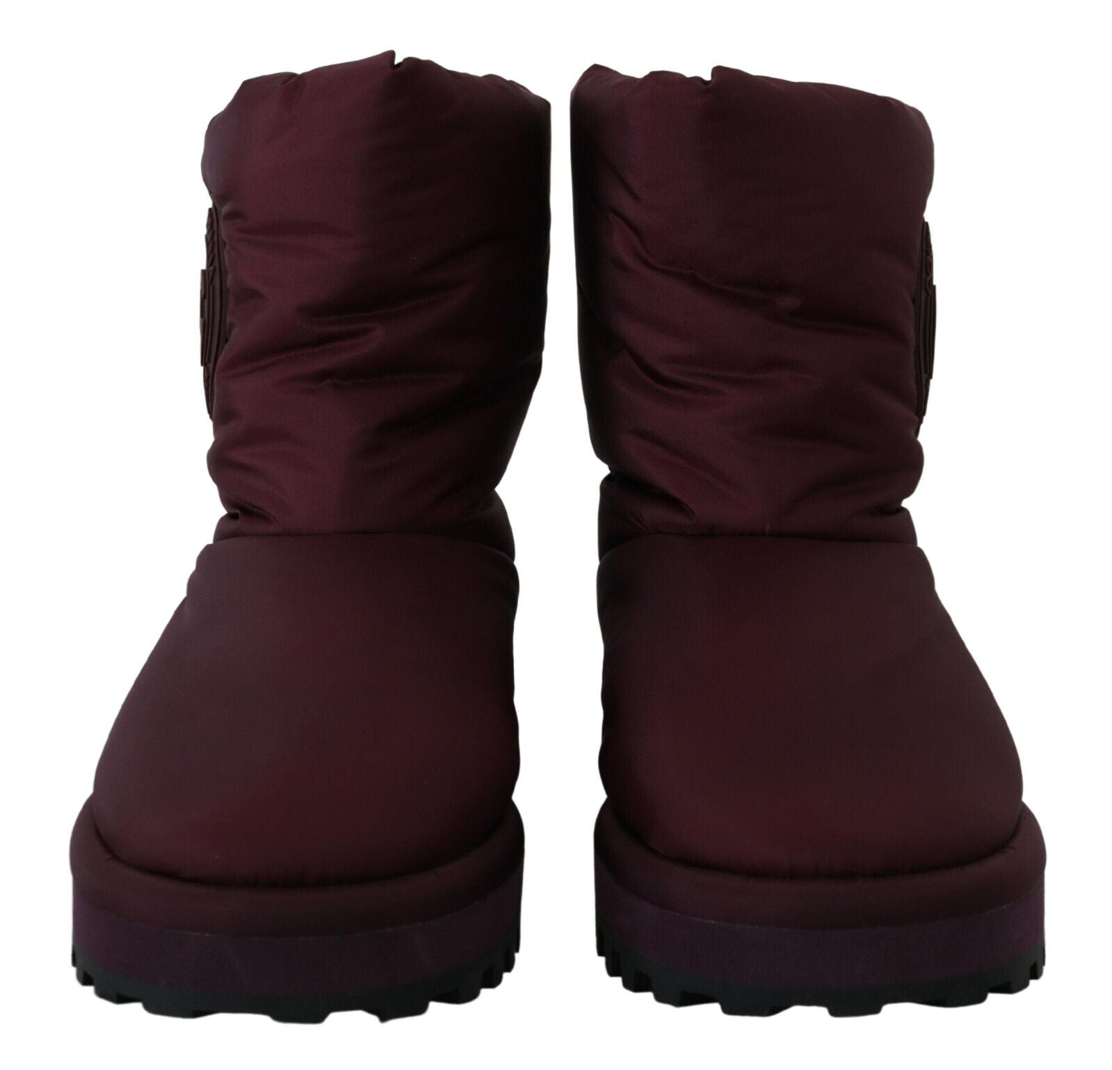 Elegante Bordeaux Mid Calf Laarzen